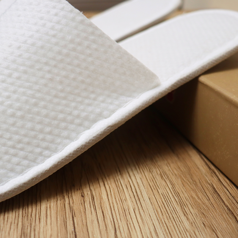 厚手の滑り止め付き使い捨てスリッパ